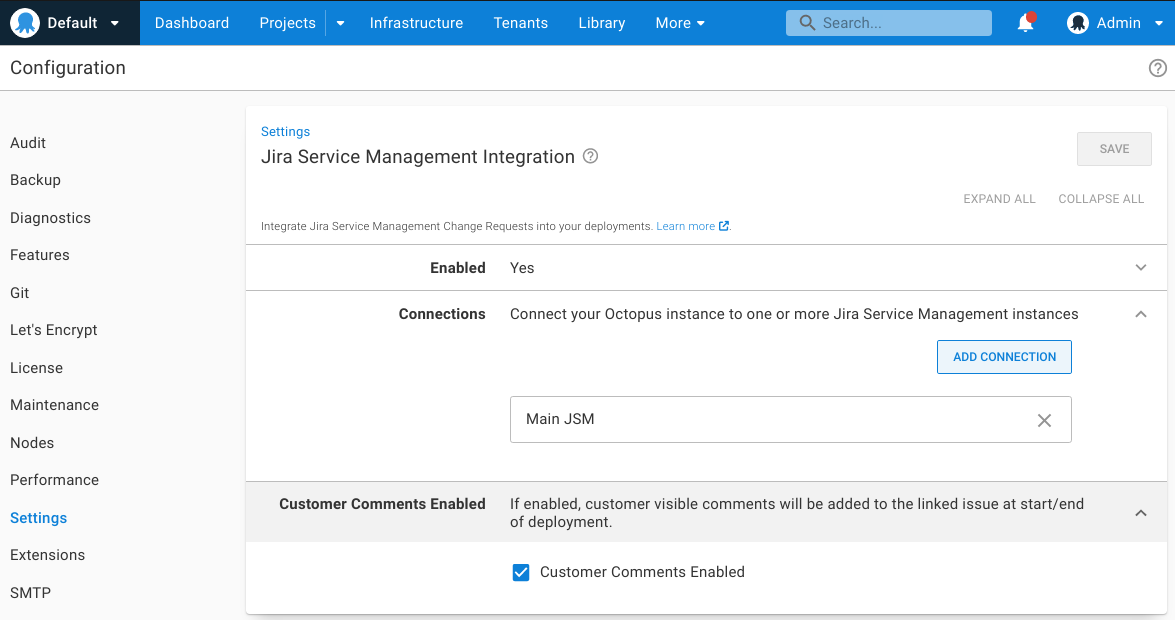 JSM Integration Enable Work Notes