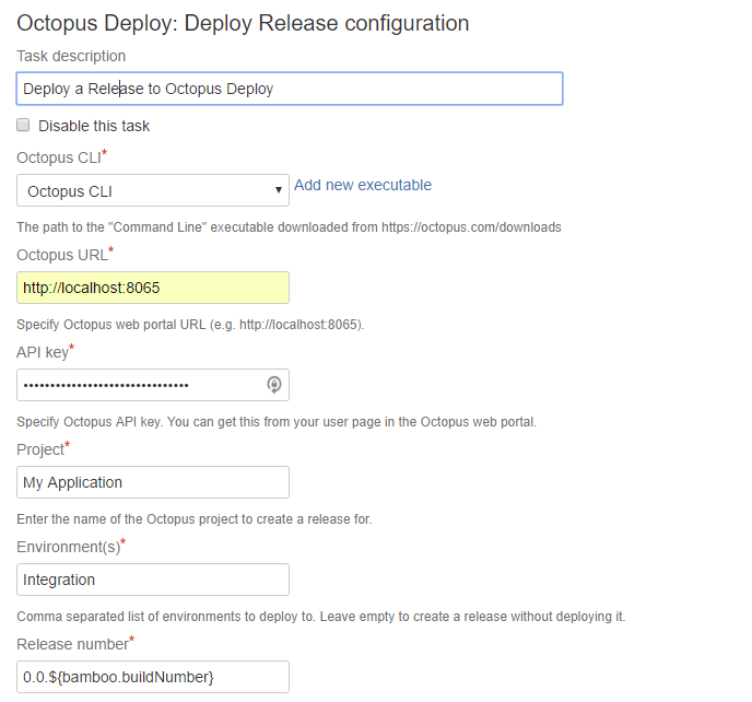 Deploy release