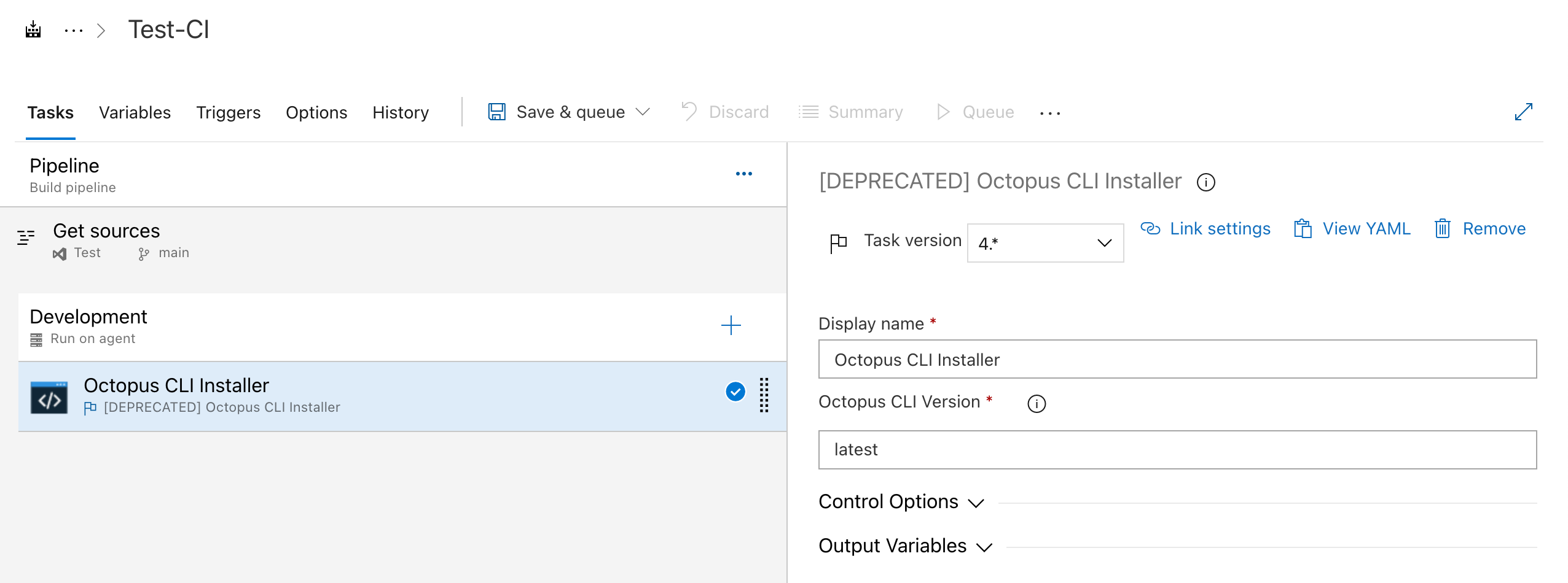 Octopus CLI Installer v4 in Azure Pipelines