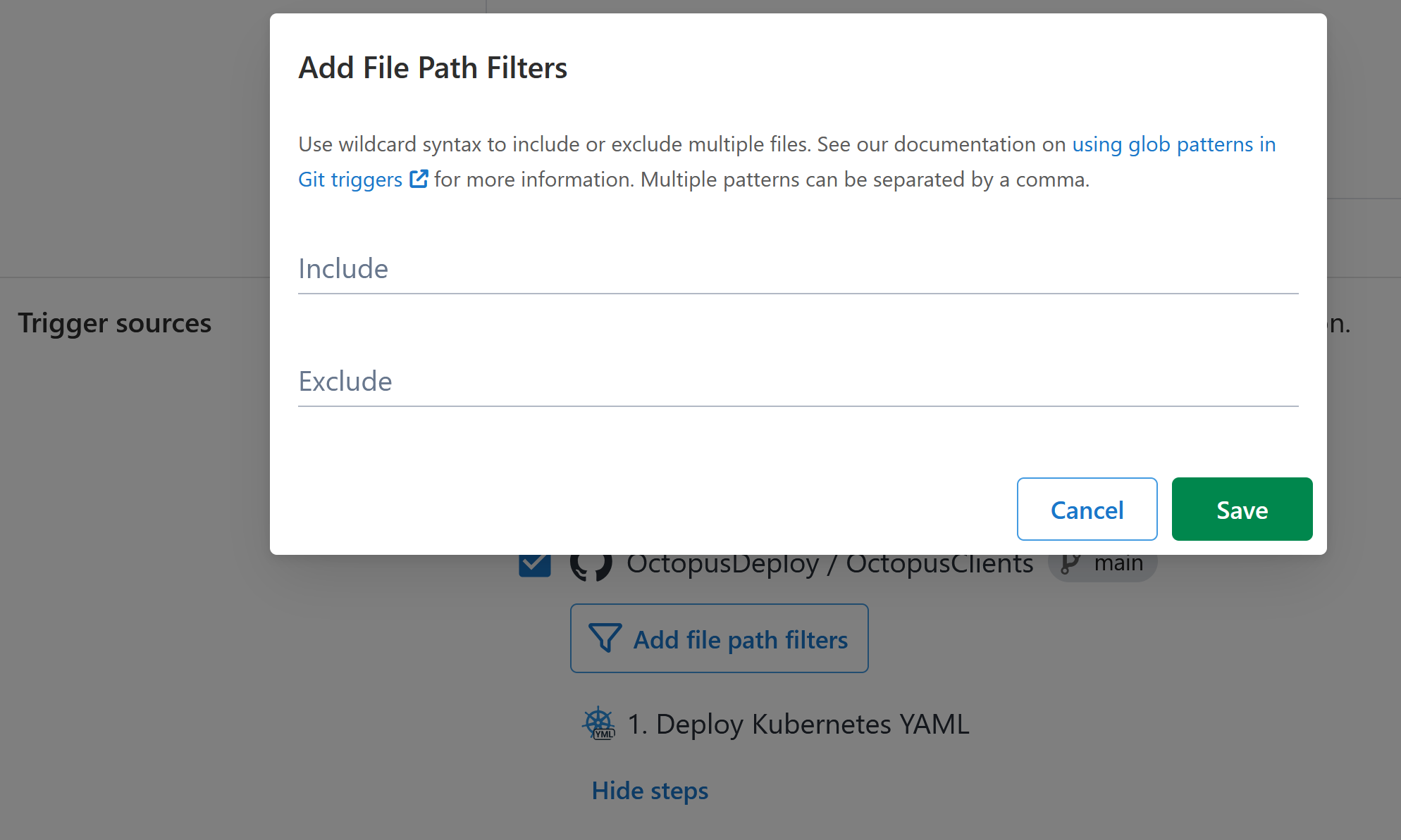 File path filters